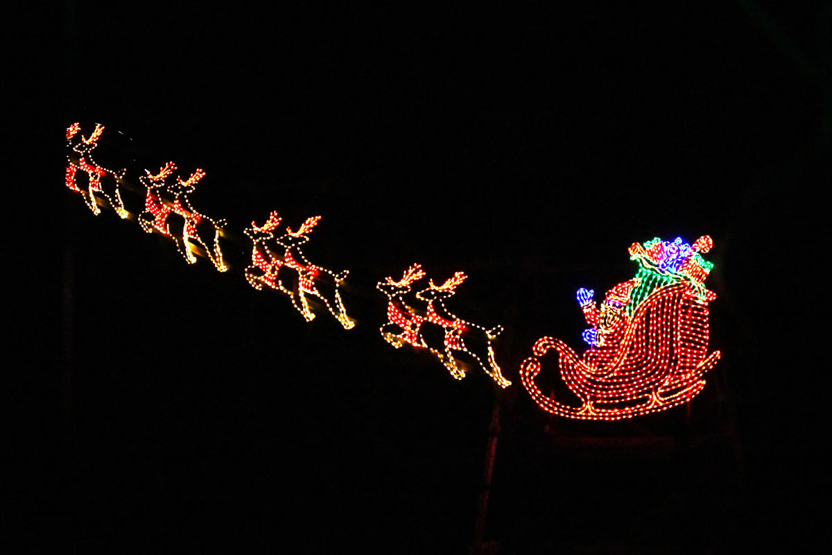 150 Santa and his reindeer as seen during the train ride at Silver Dollar City.jpg